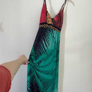 Vintage tropical dress